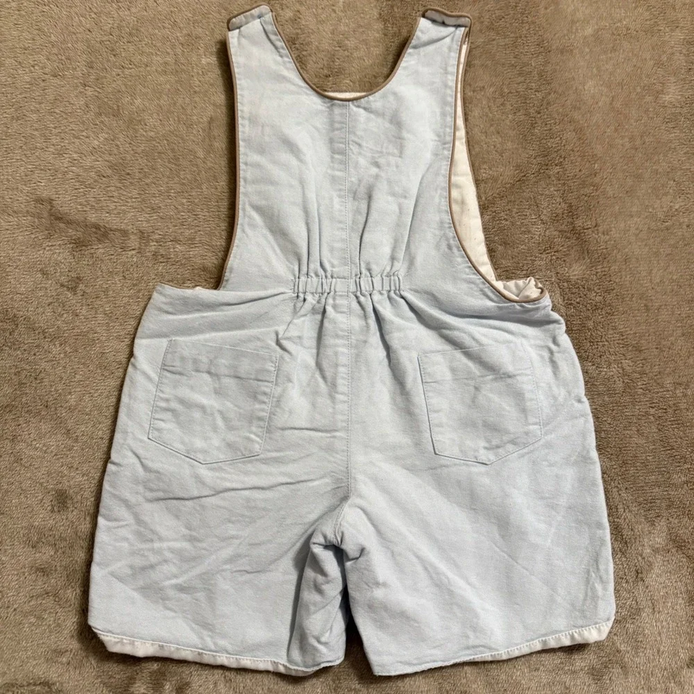 Jeanine Johnsen Baby Boys Blue Hand Smocked Puppy Dog Romper Sunsuit 6-12M